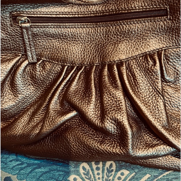 🆕 CARLO DIMO VINTAGE METALLIC HANDBAG - Picture 3 of 16